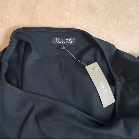 J Crew Black Bubble Hem Mixy Mini Dress Sleeveless Boatneck Womens Size M - Picture 12 of 13